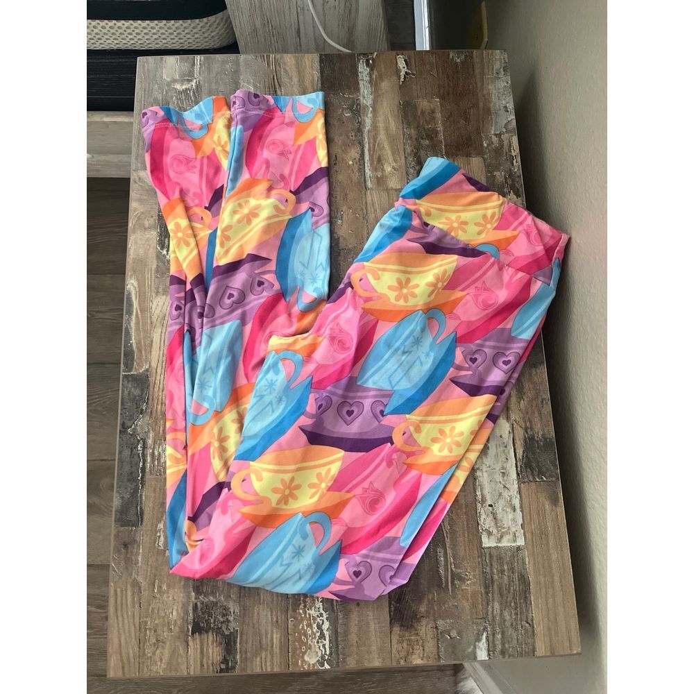 Disney tea cup leggings